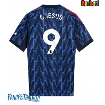 Arsenal Gabriel Jesus #9 Tricou Fotbal Replică 2025-26 Barbati Deplasare